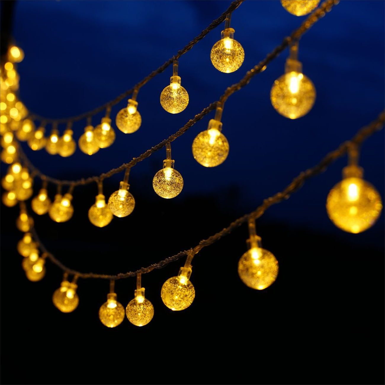 LED string lights out door frosted small white ball string light bulbs for festival party string light decoration floor lamp fairy string lights camp lights atmosphere light