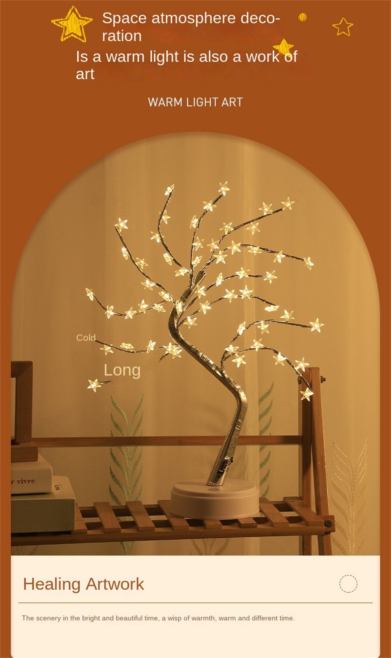 LED Tree Light Festive Indoor Atmosphere Lamp Christmas Tree Decoration Table Lamp