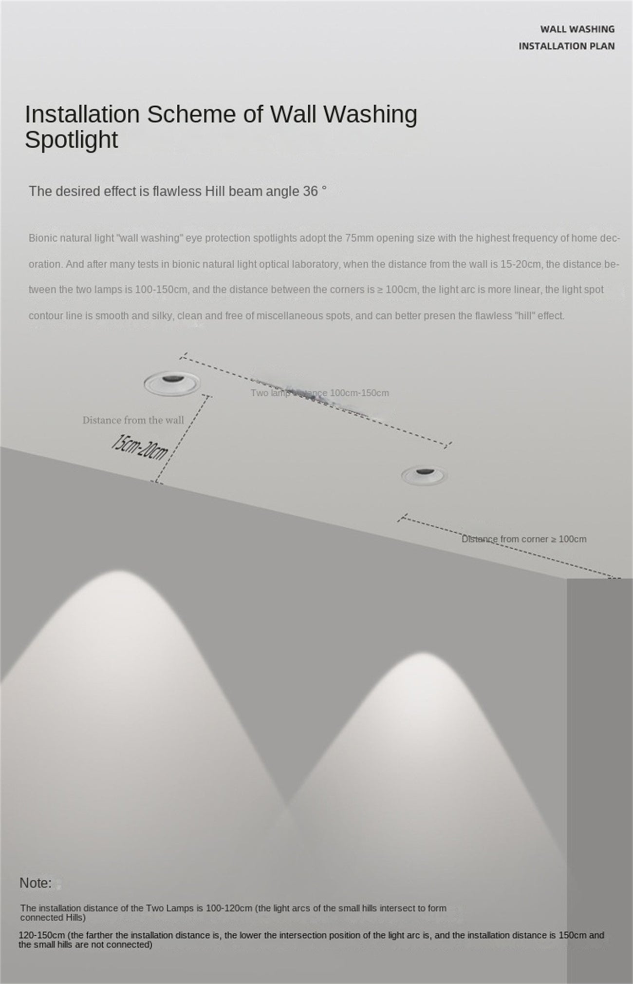 Full spectrum 98 eye protection anti-glare spotlight embedded small hill household narrow edge LED Wall cleaning spotlight three color intelligent dimming