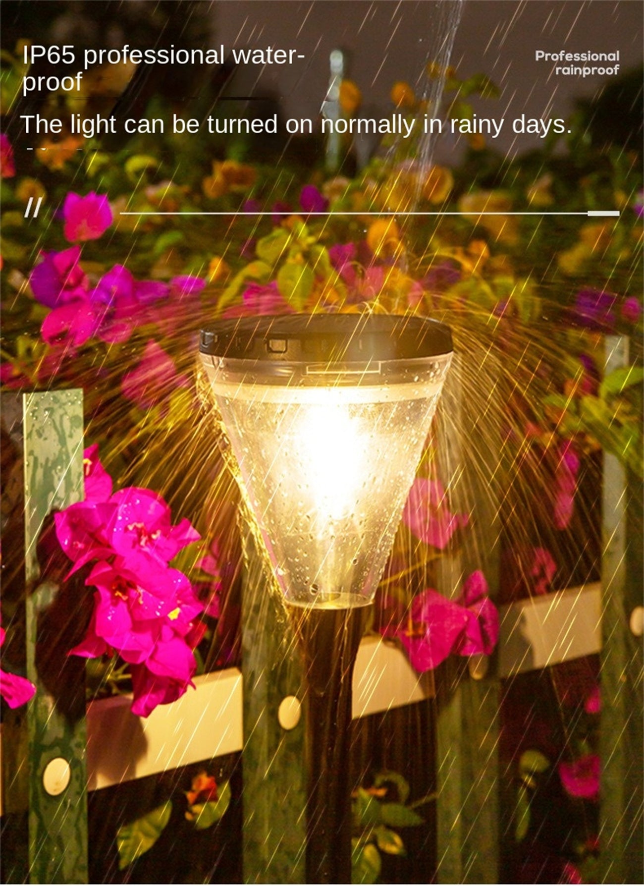 Solar-Powered Outdoor Garden Lights – Auto Dusk-to-Dawn Waterproof Stake Lights, High-Brightness IP65 for Lawn, Villa, Landscape & Pathway Decoration