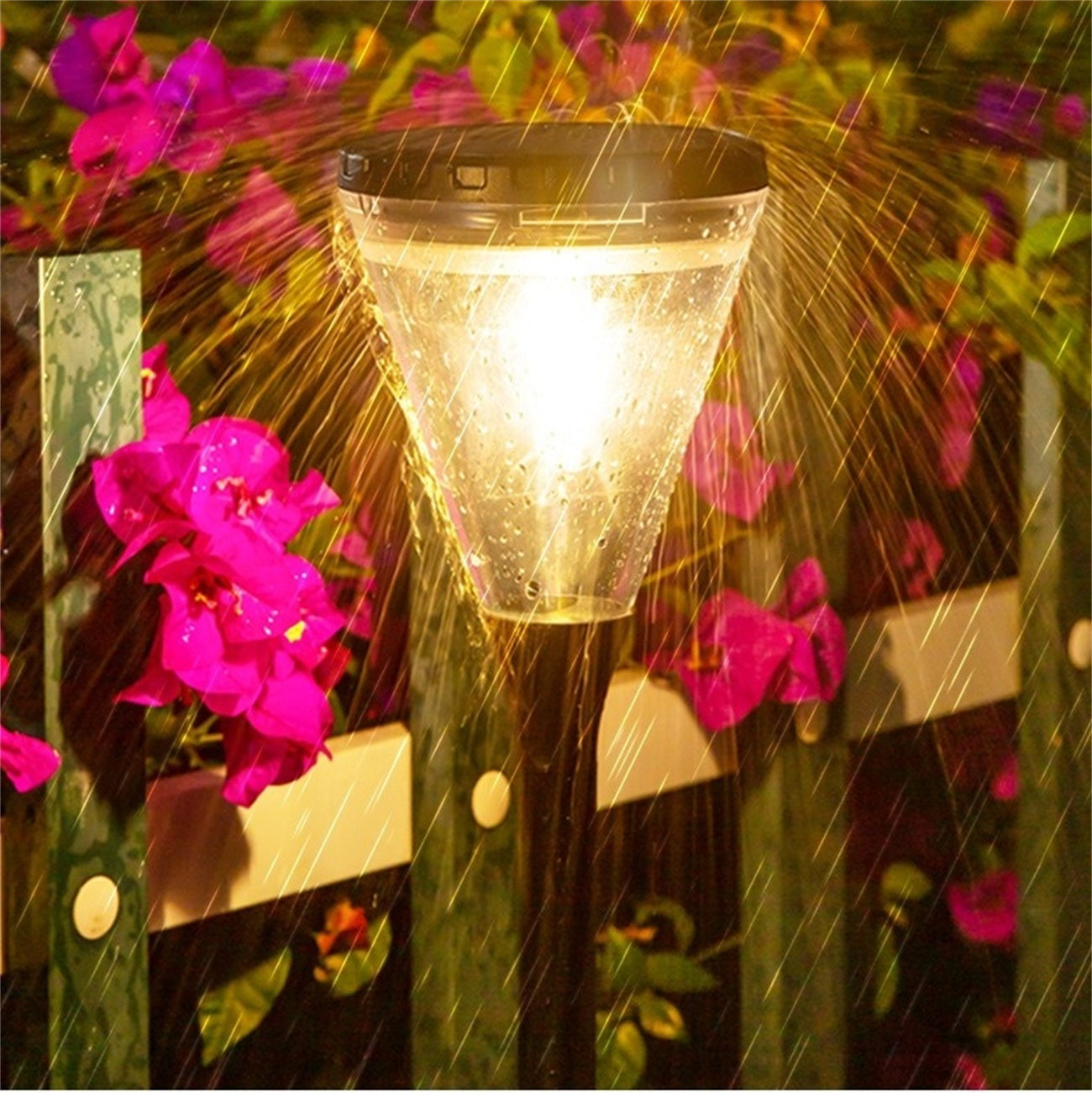 Solar-Powered Outdoor Garden Lights – Auto Dusk-to-Dawn Waterproof Stake Lights, High-Brightness IP65 for Lawn, Villa, Landscape & Pathway Decoration