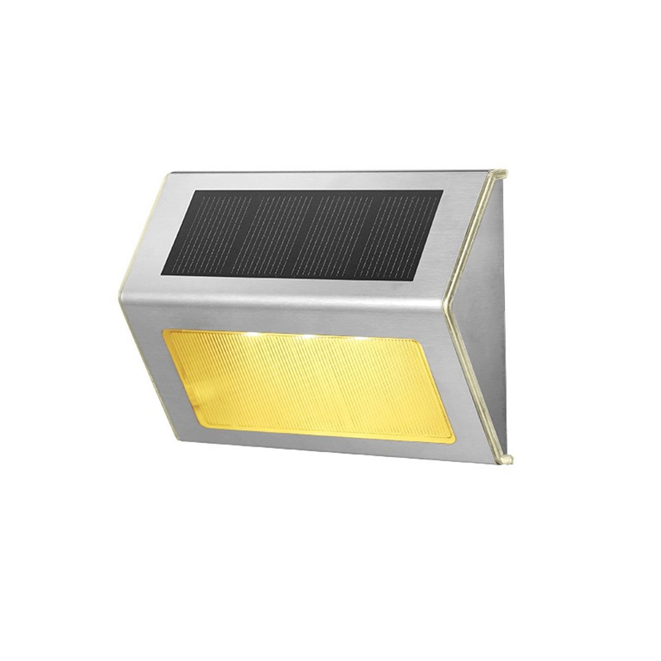 Solar Yard Light Outdoor Garden Decor Stair Step Light Landscape Wall Light