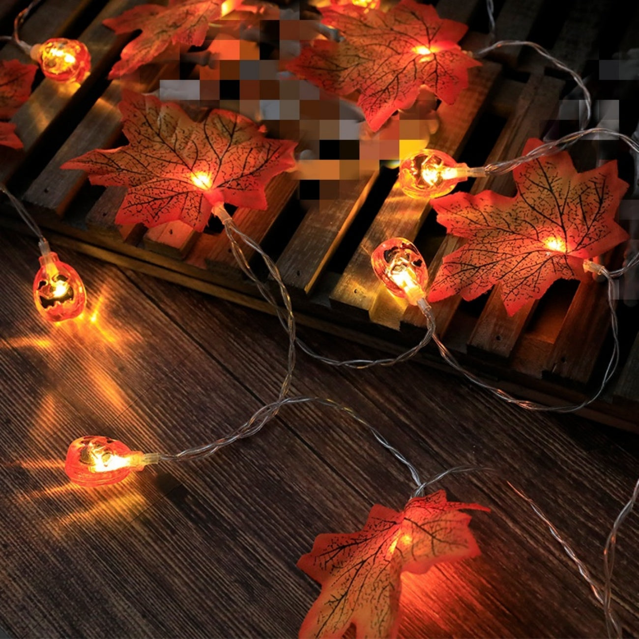 Halloween LED Lights Pumpkin Lantern Ghost Eyeball Fairy Light for Festival Party Decoration