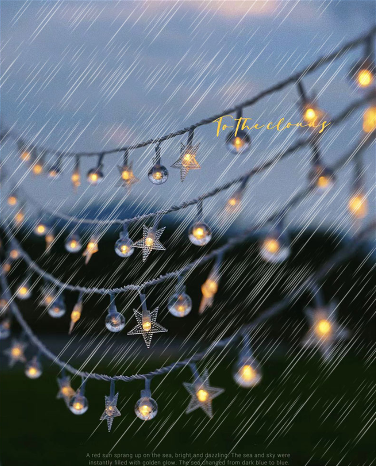 LED string lights out door frosted small white ball string light bulbs for festival party string light decoration floor lamp fairy string lights camp lights atmosphere light