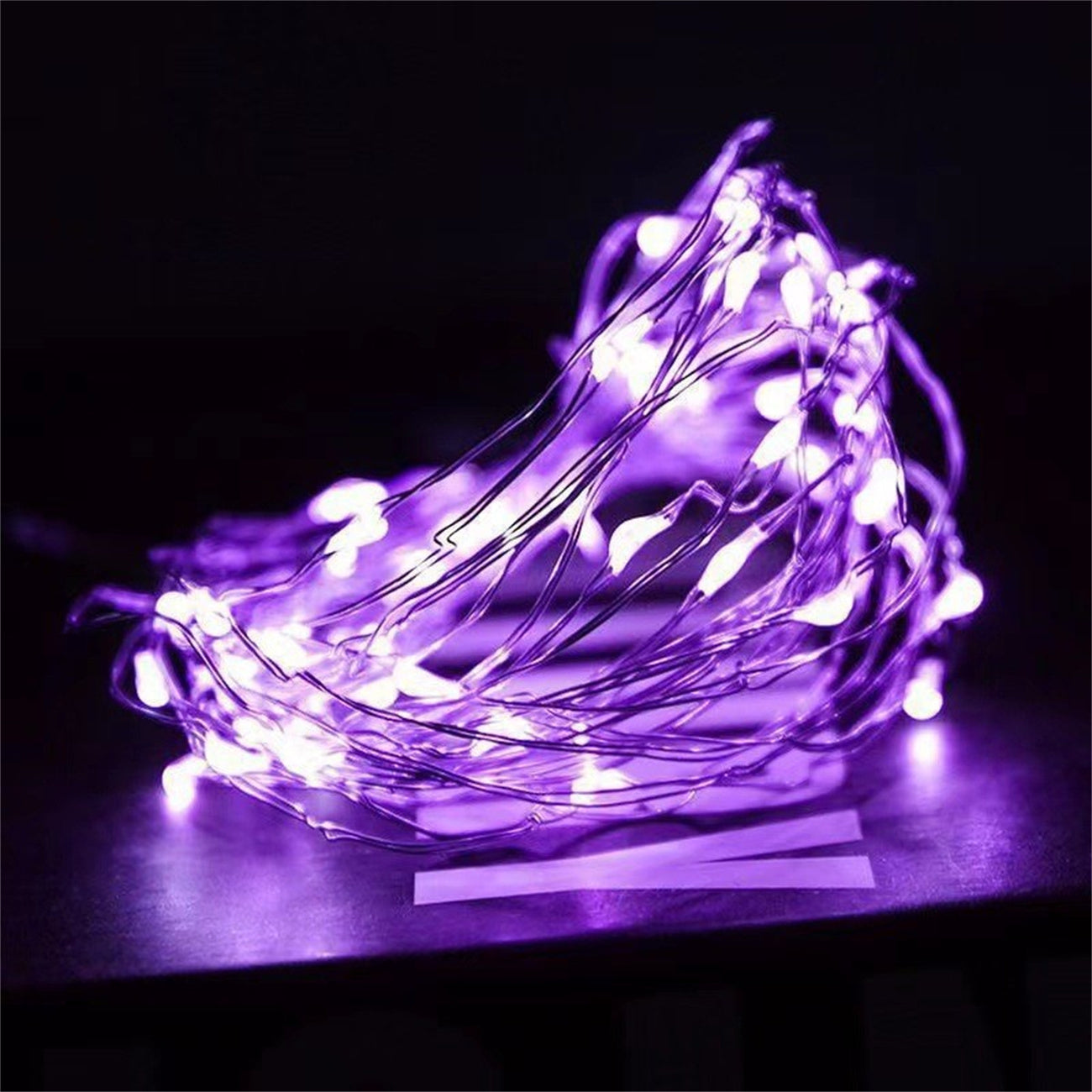 Outdoor waterproof LED solar copper wire light string remote control string light courtyard atmosphere light Christmas decoration lights