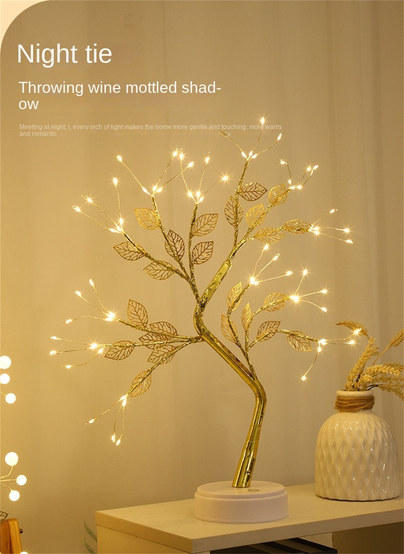 LED Tree Light Festive Indoor Atmosphere Lamp Christmas Tree Decoration Table Lamp