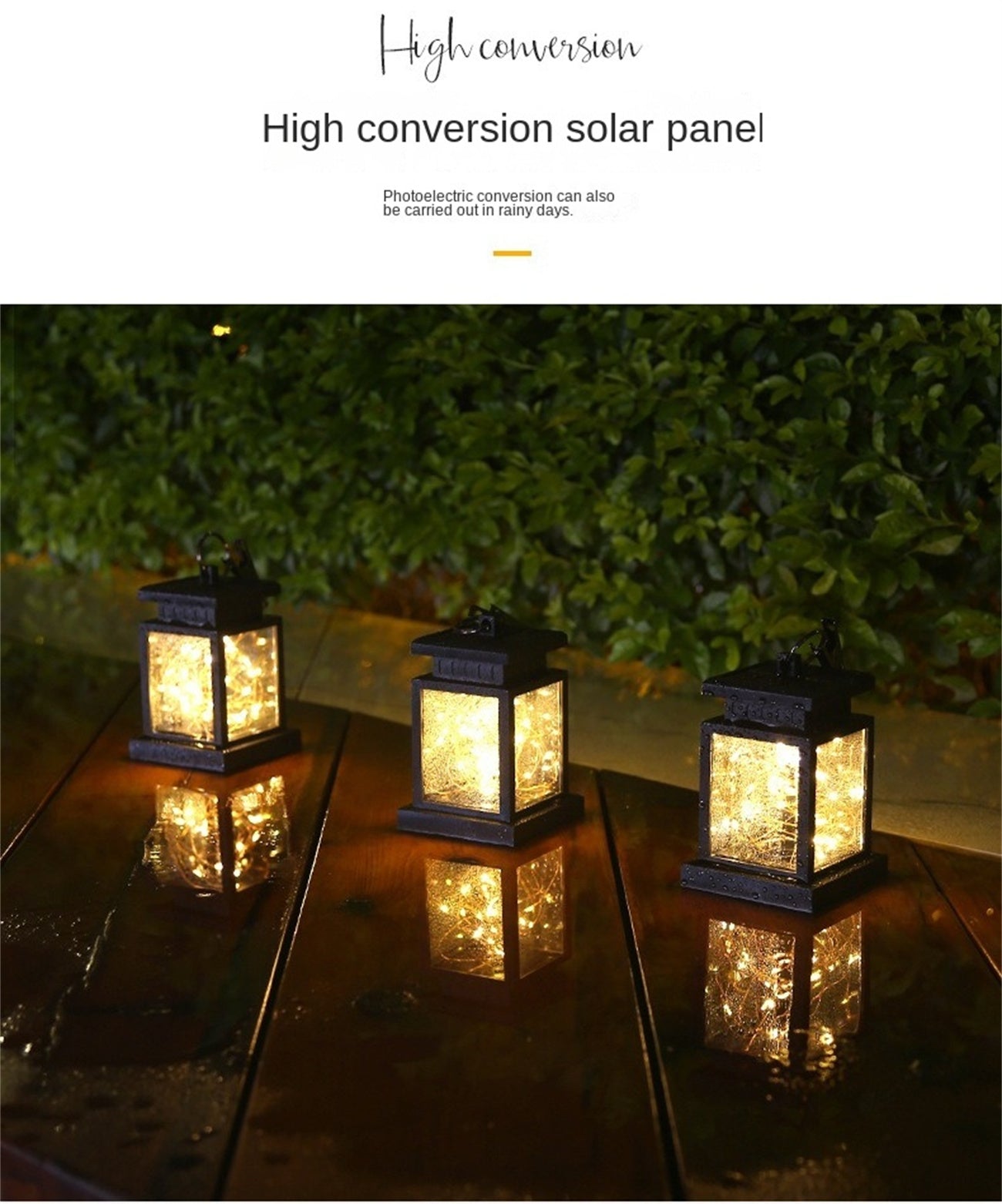 Solar Landscape Lights Garden Decorative Hanging Light Outdoor Tree LED Yard Night Lamp