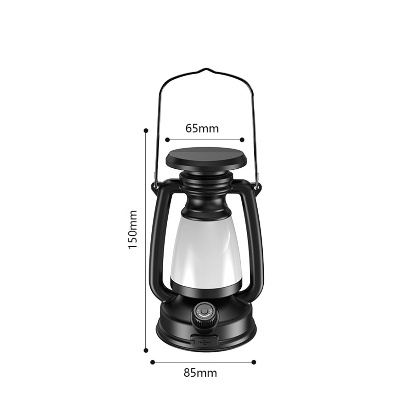 Solar Powered Camping Lantern LED Tent Light Emergency Flashlight Outdoor Camping Light Vintage Hurricane Lamp