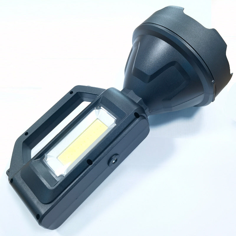 Rechargeable High-Power LED Spotlight – Long-Range Beam + Side Light for Outdoor, Emergency, and Camping Use 🔋 Ultra-bright. Ultra-reliable. Always ready