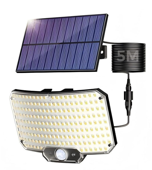 Ultra-Bright LED Solar Motion Sensor Light IP65 Waterproof Split-Design Garden Wall Lamp