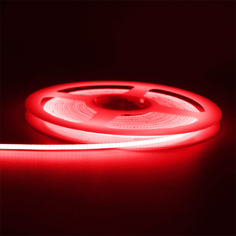 Ultra Slim RGB COB LED Strip Light – 2.7mm Width, 3.7V Super Bright Adhesive Light Strip, High CRI Ambient Lighting for DIY Decor