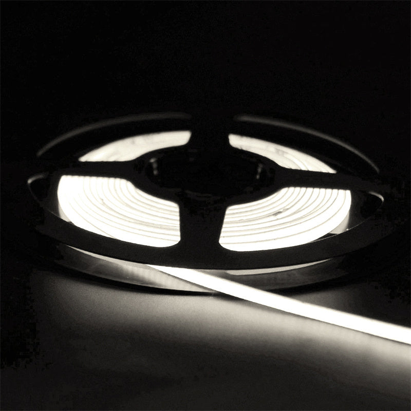 2.7mm COB LED Strip – Ultra-Slim, Soft White, 480 LEDs/m, Flicker-Free Accent Light 🔦 Perfect for fine detail lighting, compact designs, and smooth ambient glow