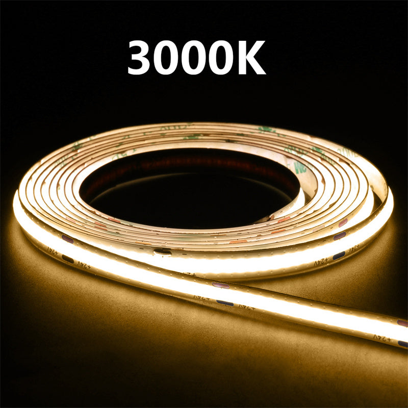 8mm Continuous COB LED Strip – High CRI, Flicker-Free, Ultra Bright & Flexible Linear Light 🌟 Professional-grade lighting in a slim, seamless, and easy-to-install form.
