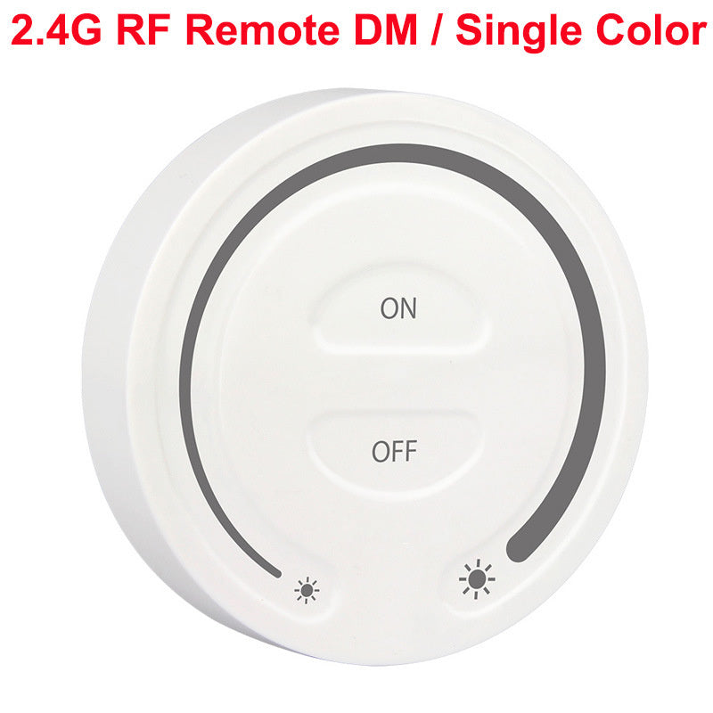 2.4G Wireless LED Dimmer Controller RGB/RGBWC Smart Group Control Touch Panel for Colorful LED Strip Lights