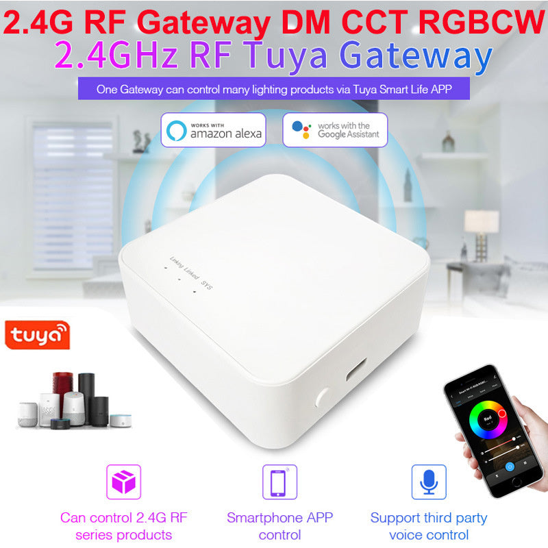 2.4G Wireless LED Dimmer Controller RGB/RGBWC Smart Group Control Touch Panel for Colorful LED Strip Lights