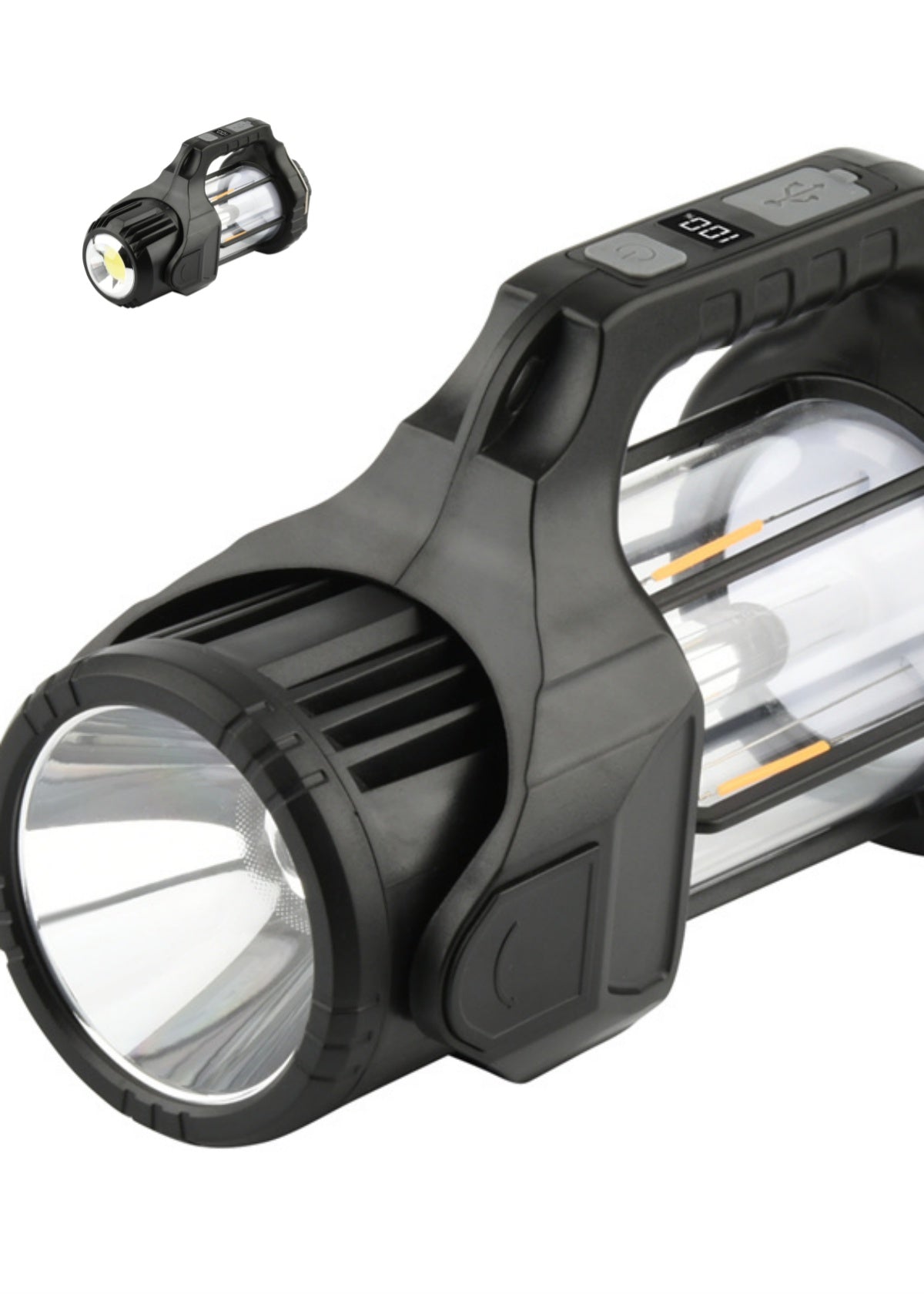 Rechargeable Camping Lantern with Handle – Waterproof Outdoor LED Flashlight Type-C Portable Tent Light