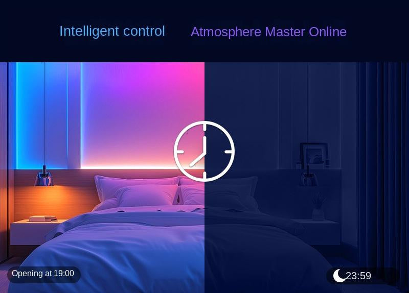 RGBIC LED strip for gaming room lighting