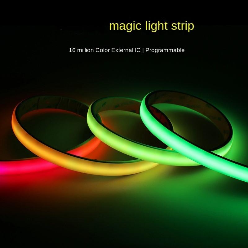 15mm 5-in-1 RGB+CCT Neon LED Strip Light – Flowing, Chasing, and Color-Tunable Magic 🌈