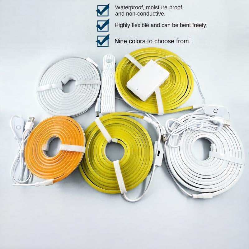 5V USB Flexible Neon LED Light Kits Waterproof Flexible Cuttable for DIY Decor