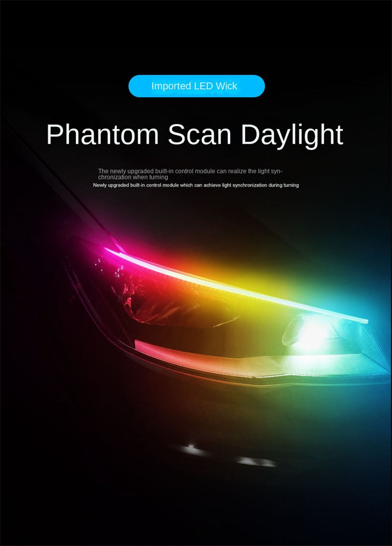 RGB Dynamic Flow Car LED Light Strip – Smart APP-Controlled Turn Signal & Ambient Lighting