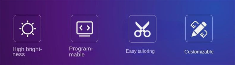 RGB COB LED Strip – 8mm Flicker-Free Ambient Decor