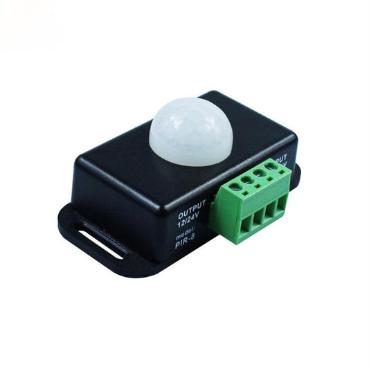 LED Motion Sensor Switch Controller – Infrared PIR Sensor for 12V/24V LED Strip Lights and Lamps