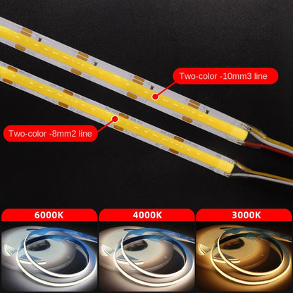 COB LED Strip Light – RGB Color-Chasing Waterfall Effects