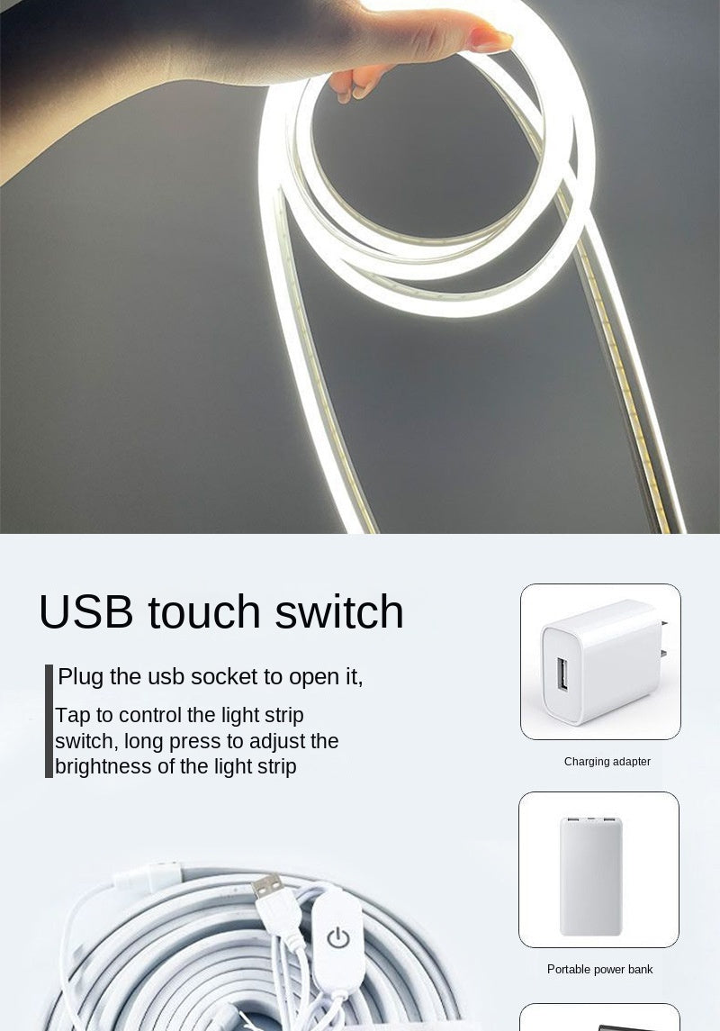 5V USB Flexible Neon LED Light Kits Waterproof Flexible Cuttable for DIY Decor