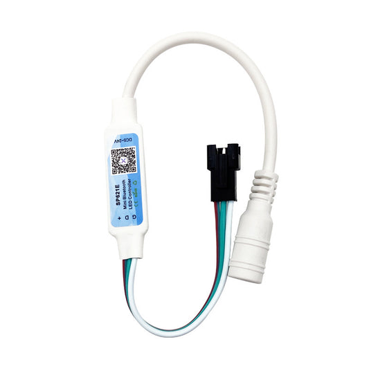 Mini Bluetooth LED Controller – RGBIC Music Sync & APP Control for Addressable LED Strip Lights