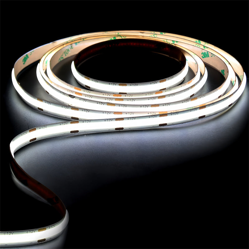 8mm Continuous COB LED Strip – High CRI, Flicker-Free, Ultra Bright & Flexible Linear Light 🌟 Professional-grade lighting in a slim, seamless, and easy-to-install form.