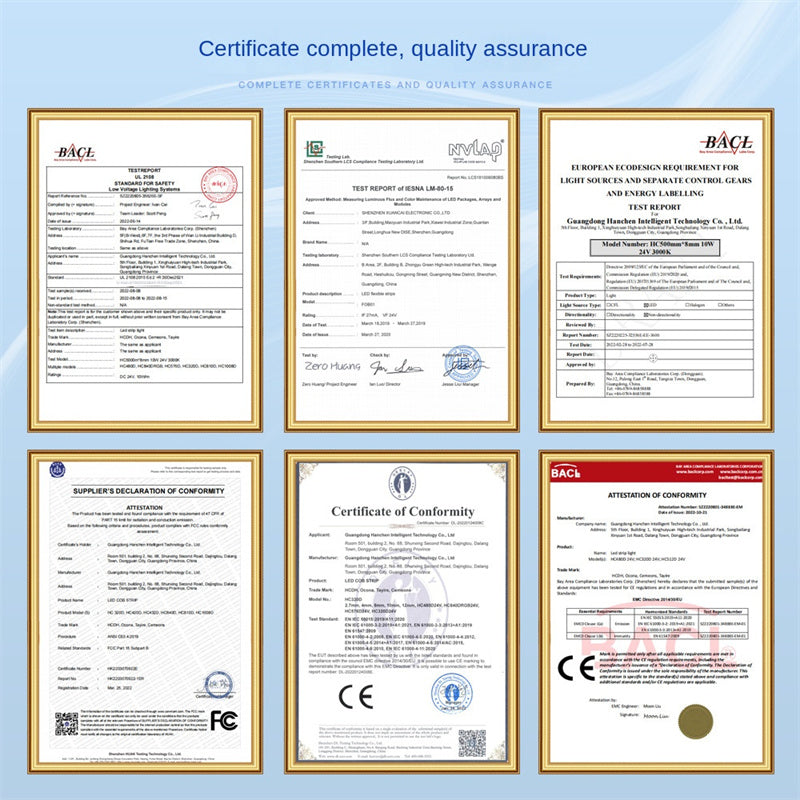 RGB COB LED Strip – 8mm Flicker-Free Ambient Decor