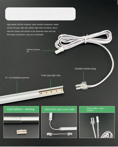 5V / 12V / 24V 2-Pin LED Strip Jumper Wires Solderless Led Strip Connectors for 5mm, 8mm and 10mm COB/SMD LED strips
