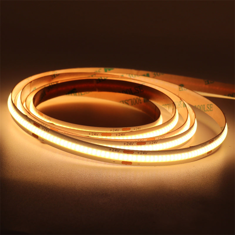 8mm Continuous COB LED Strip – High CRI, Flicker-Free, Ultra Bright & Flexible Linear Light 🌟 Professional-grade lighting in a slim, seamless, and easy-to-install form.