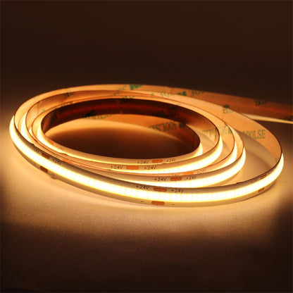 8mm Continuous COB LED Strip – High CRI, Flicker-Free, Ultra Bright & Flexible Linear Light 🌟 Professional-grade lighting in a slim, seamless, and easy-to-install form.