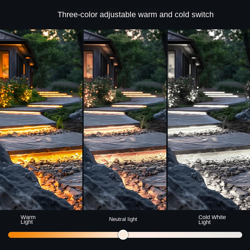 10mm Waterproof CCT COB LED Strip – Outdoor Safe, Flame-Retardant Ambient Lighting