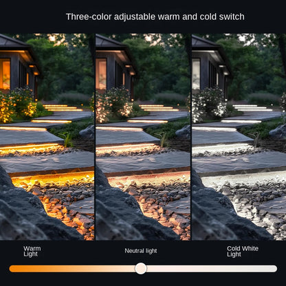 10mm Waterproof CCT COB LED Strip – Outdoor Safe, Flame-Retardant Ambient Lighting