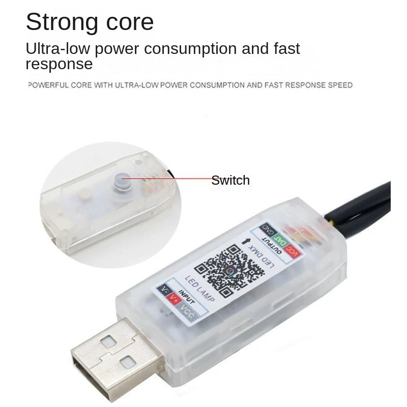 Music Rhythm RGB Car Ambient Light USB Sound-Control Multi-Color Atmosphere Lamp