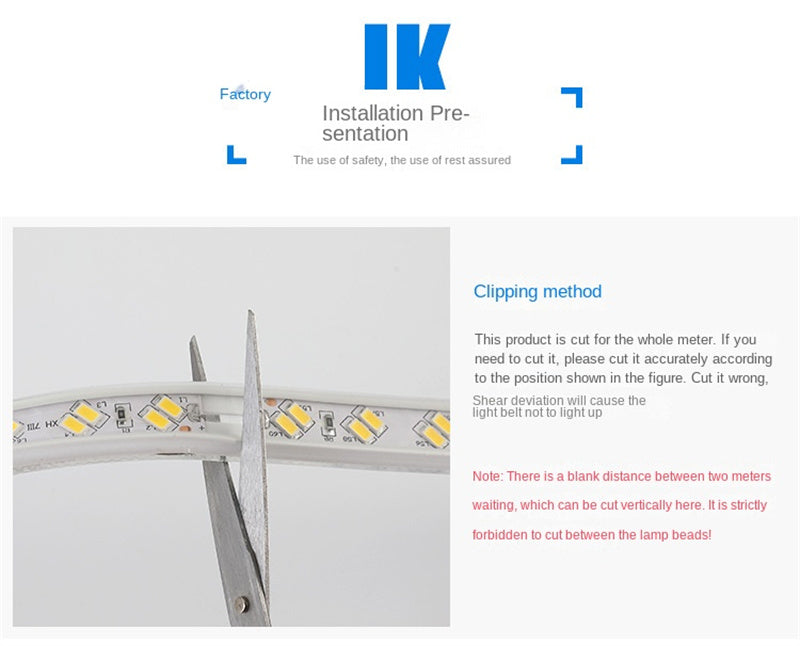 Flexible Waterproof Outdoor LED Strip Lights High Brightness COB Dual-Row RGB Multicolor & 3-Color Modes, IP65 for Camping, Garden, Patio, and Outdoor Decor