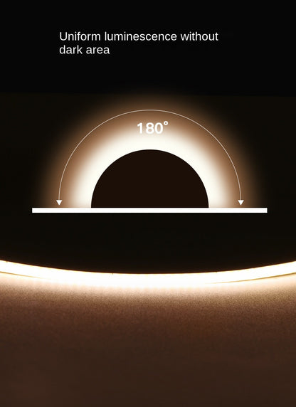 2.7mm COB LED Strip – Ultra-Slim, Soft White, 480 LEDs/m, Flicker-Free Accent Light  🔦 Perfect for fine detail lighting, compact designs, and smooth ambient glow