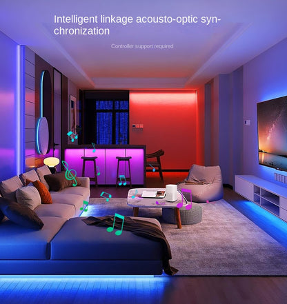 15mm 5-in-1 RGB+CCT Neon LED Strip Light – Flowing, Chasing, and Color-Tunable Magic 🌈