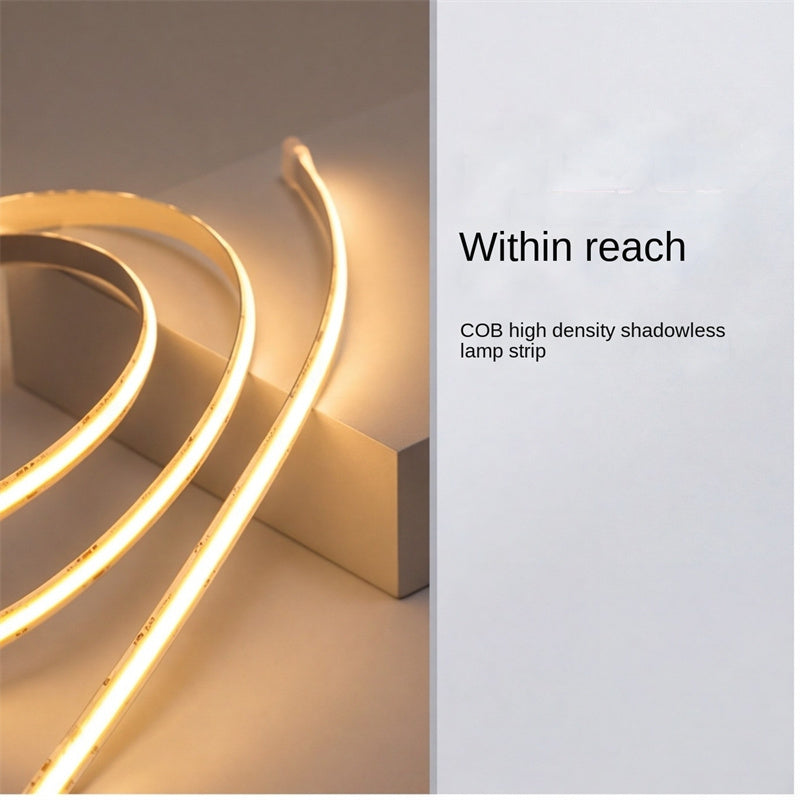 5V USB COB LED Strip Light with Touch Switch,Flexible Cabinet Light
