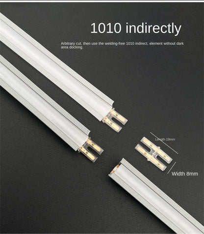 5V / 12V / 24V 2-Pin LED Strip Jumper Wires Solderless Led Strip Connectors for 5mm, 8mm and 10mm COB/SMD LED strips