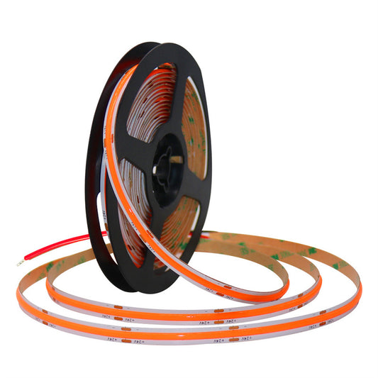Custom RGB COB LED Strip – 8mm Slim, High Brightness, Flexible for Indoor Decor (12V/24V) 🌟 Color your space exactly how you want — smooth, bright, and personalized ambient lighting.