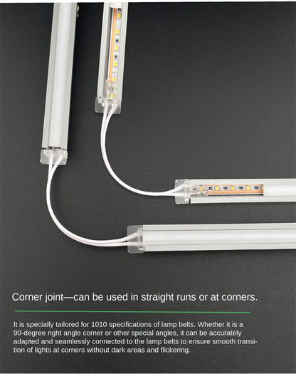 5V / 12V / 24V 2-Pin LED Strip Jumper Wires Solderless Led Strip Connectors for 5mm, 8mm and 10mm COB/SMD LED strips