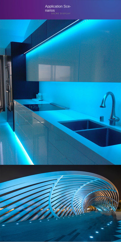 4mm Ultra-Narrow COB LED Strip – 15000K Cool Glow, Flicker-Free, Flexible Ambient Light