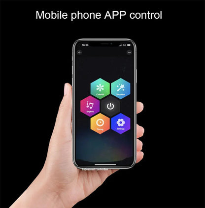 Wireless Acrylic Symphony Ambient Light Kit - 64-Color Wrap-Around Interior Lighting, App Control & Sync Footwell Lights