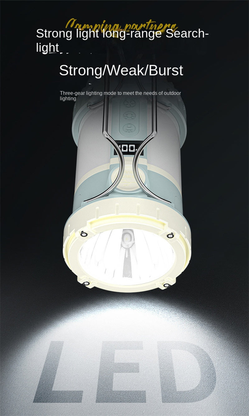 LED camping fan light