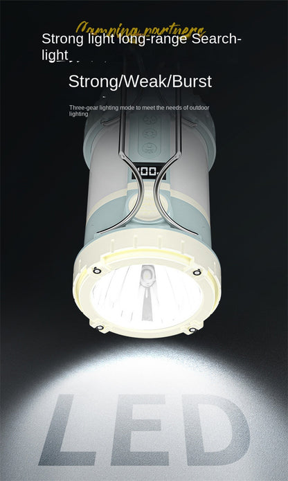 LED camping fan light