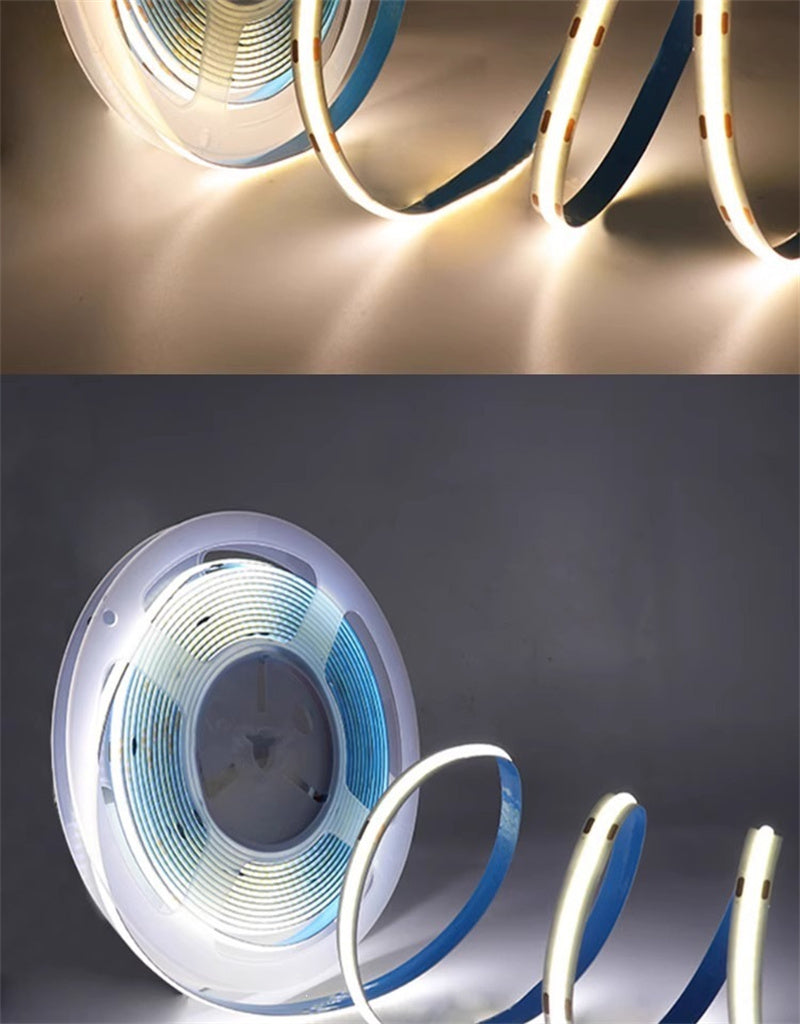 5V USB COB LED Strip Light with Touch Switch,Flexible Cabinet Light