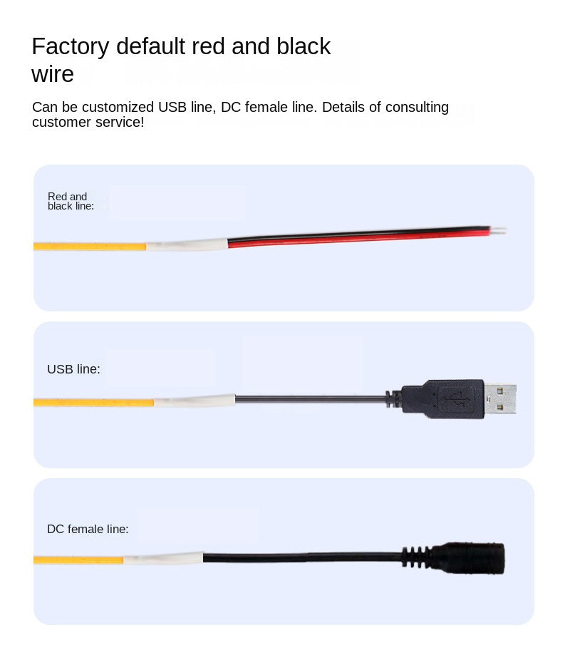 2.7mm COB LED Strip – Ultra-Slim, Soft White, 480 LEDs/m, Flicker-Free Accent Light  🔦 Perfect for fine detail lighting, compact designs, and smooth ambient glow